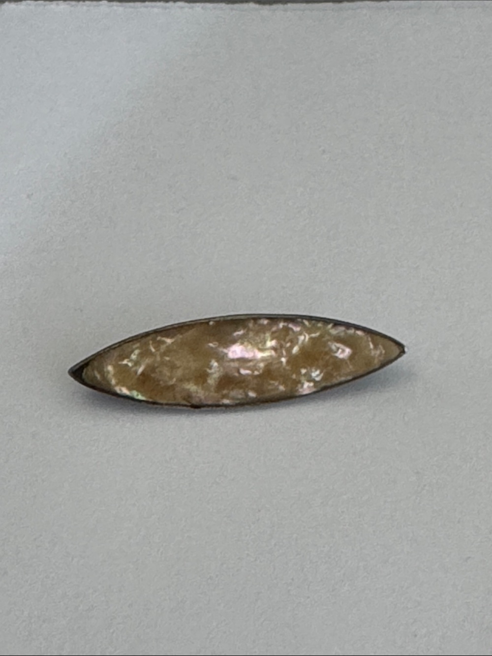 STERLING SILVER .925 AND MOTHER OF PEARL BROOCH PIN
